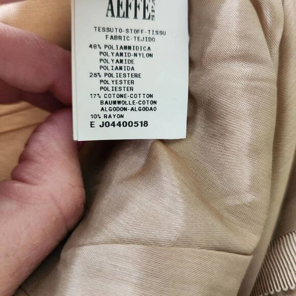 Moschino Dress 12 Sheath Tweed Gold Sleveless Holiday $459 Retail - Picture 5 of 5